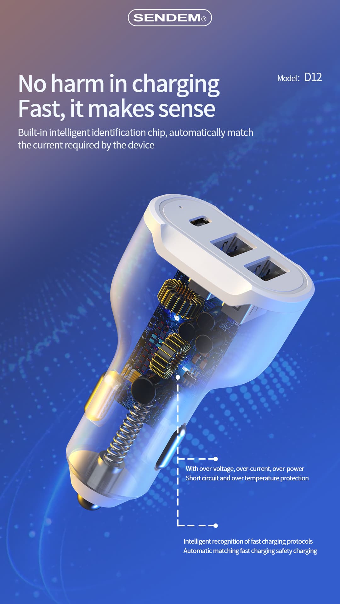 D12-2USB + PD 25W （PPS） càr mount (5)