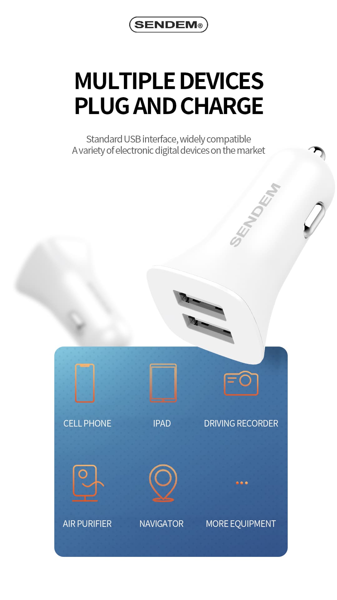 D66-3.4A -Dobbelt USB-biloplader (6)