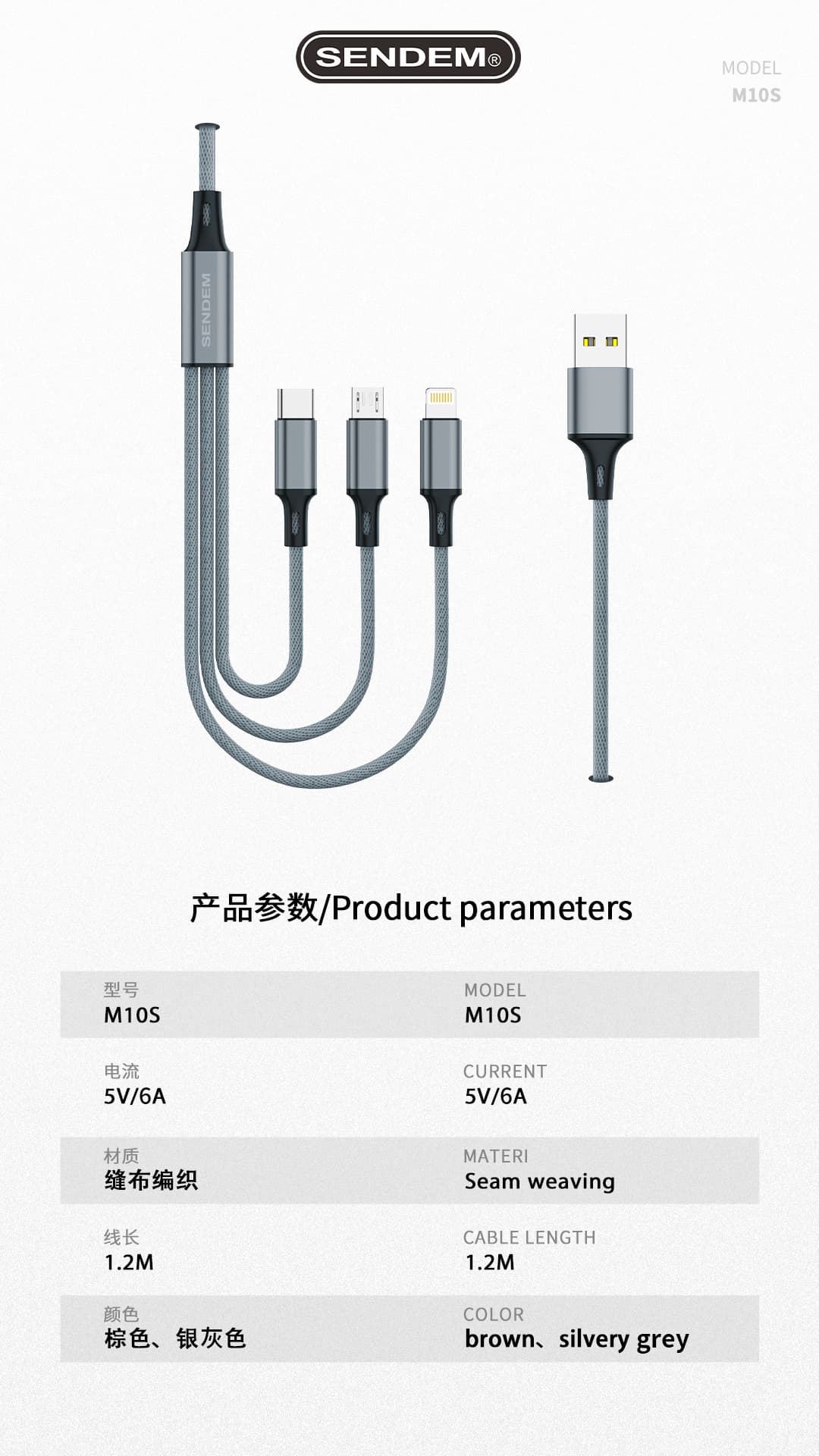 M10S--3in1-100W 3in1 stof gevlochten 6A usb-kabel (8)