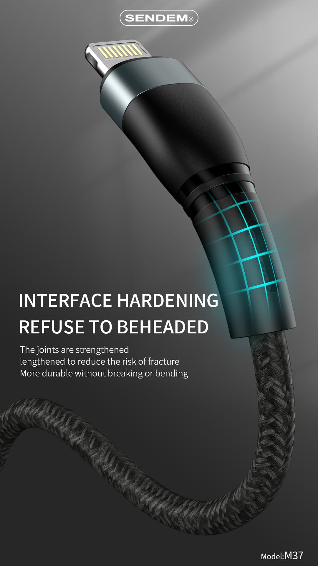 M37-1.2M 6A fast charging 3 in 1 usb cable (7)